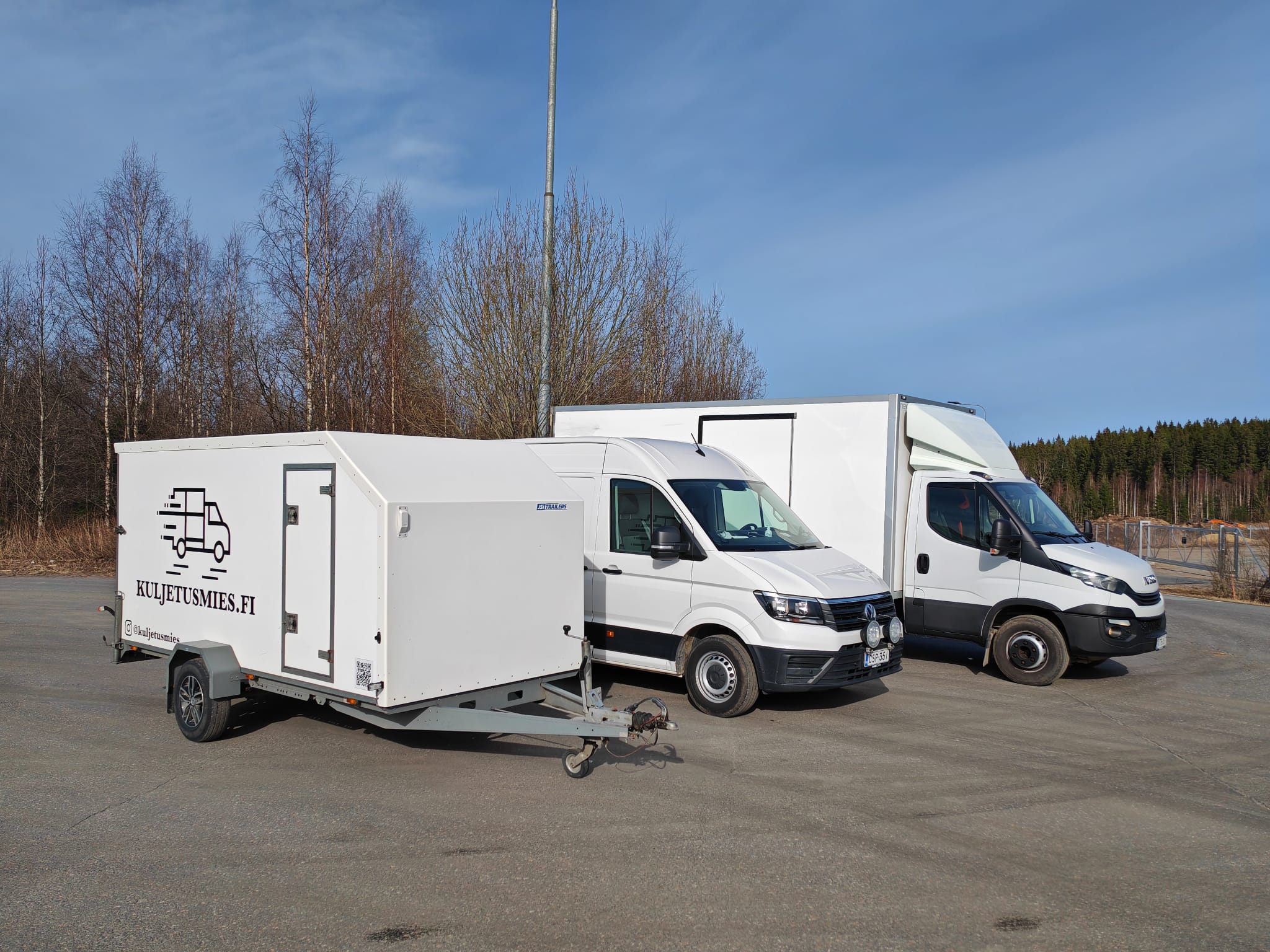 Kuljetusmies.fi muutto- ja kuljetuskalusto